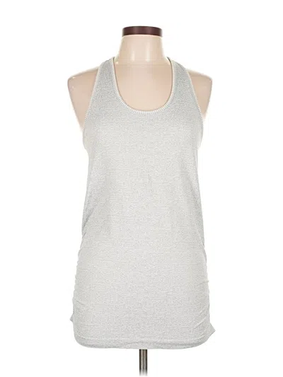 Pre-owned Athleta Active Tank Top In Silver