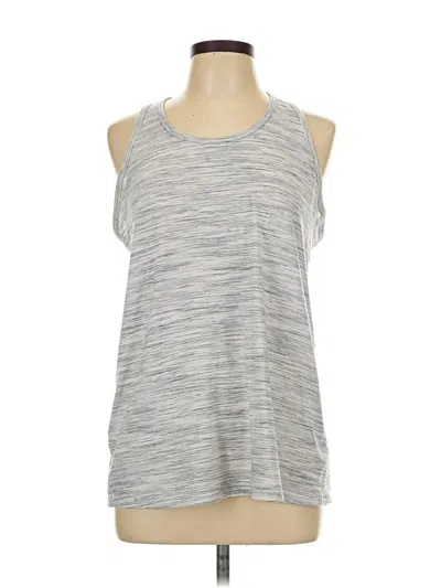 Pre-owned Athleta Active Tank Top In Silver