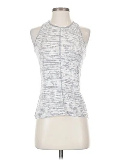 Pre-owned Athleta Active Tank Top In Silver