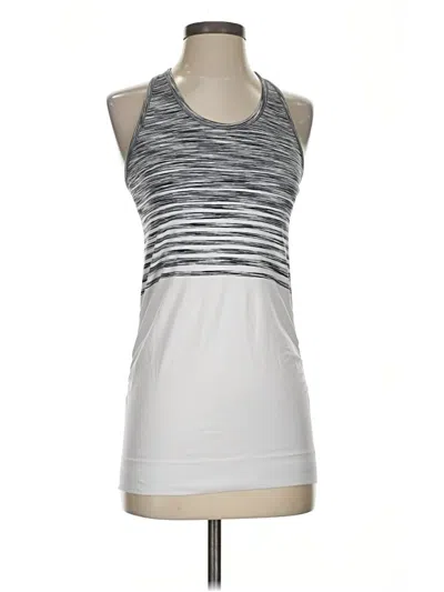Pre-owned Athleta Active Tank Top In Silver