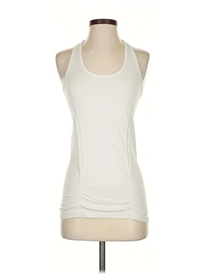Pre-owned Athleta Active Tank Top In White