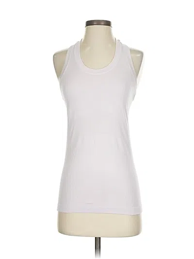 Pre-owned Athleta Active Tank Top In White