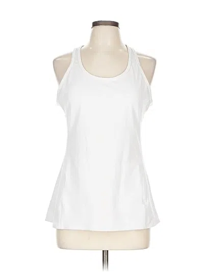 Pre-owned Athleta Active Tank Top In White