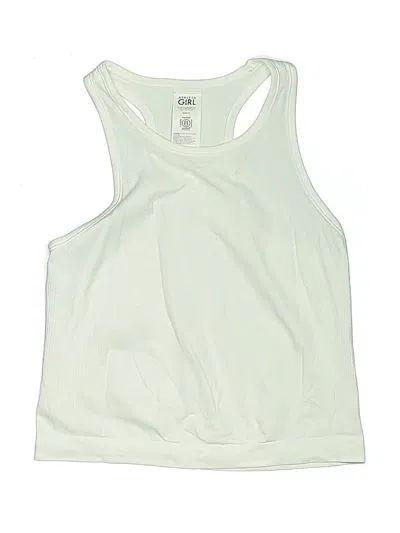 Pre-owned Athleta Kids' Active Tank Top In White