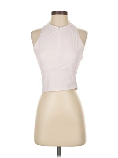 Pre-owned Athleta Active Tank Top In White