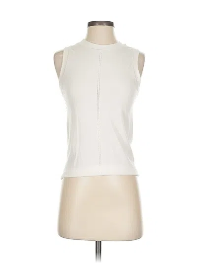 Pre-owned Athleta Active Tank Top In White