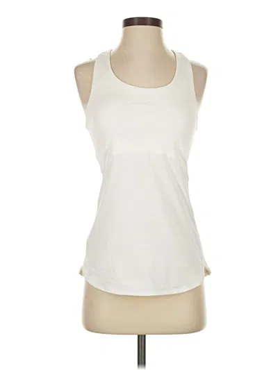 Pre-owned Athleta Active Tank Top In White