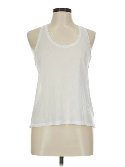 Pre-owned Athleta Active Tank Top In White