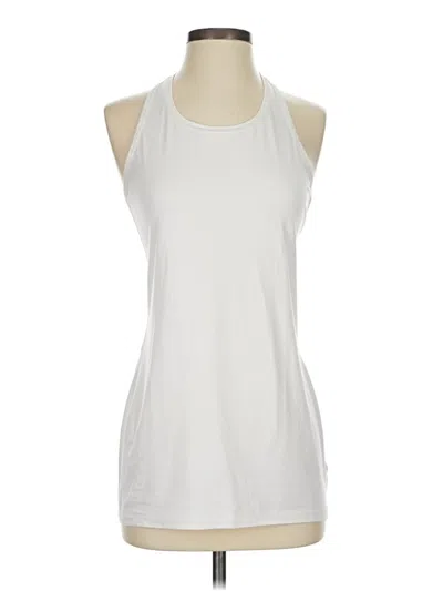Pre-owned Athleta Active Tank Top In White