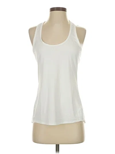 Pre-owned Athleta Active Tank Top In White