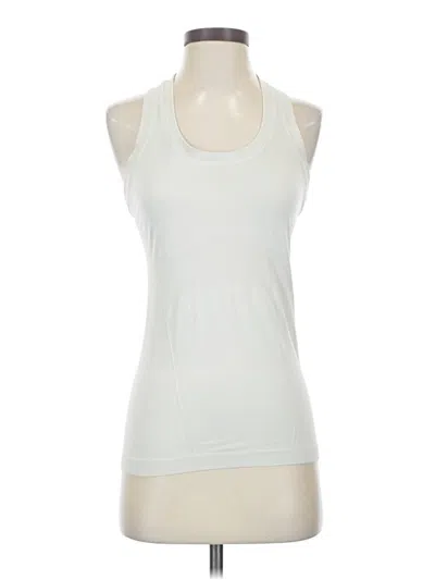 Pre-owned Athleta Active Tank Top In White