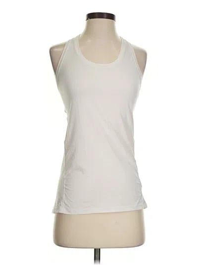 Pre-owned Athleta Active Tank Top In White
