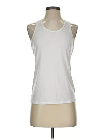 Pre-owned Athleta Active Tank Top In White