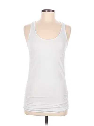 Pre-owned Athleta Active Tank Top In White
