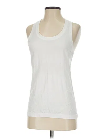 Pre-owned Athleta Active Tank Top In White