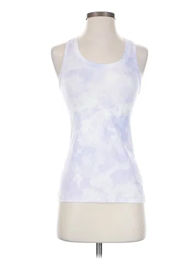 Pre-owned Athleta Active Tank Top In White