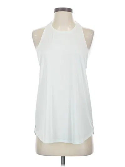 Pre-owned Athleta Active Tank Top In White