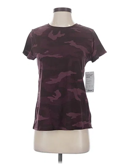 Athleta Active T-shirt In Burgundy