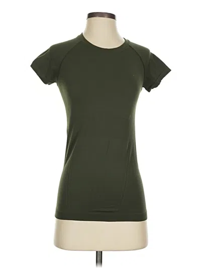 Pre-owned Athleta Active T-shirt In Green