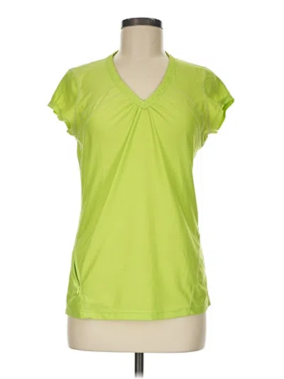 Pre-owned Athleta Active T-shirt In Green