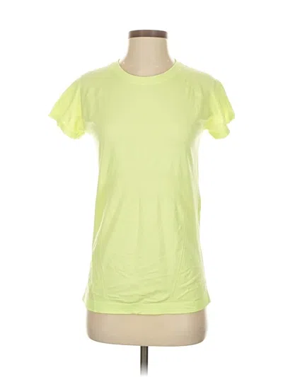 Pre-owned Athleta Active T-shirt In Green
