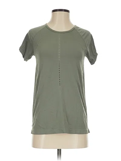 Pre-owned Athleta Active T-shirt In Green