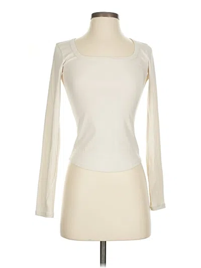 Pre-owned Athleta Active T-shirt In Ivory