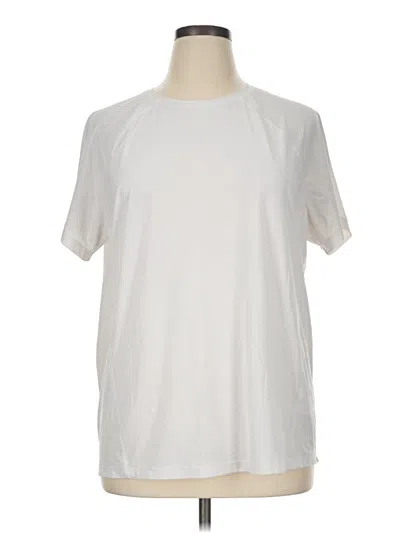 Pre-owned Athleta Active T-shirt In Ivory