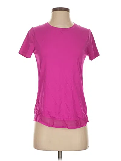 Pre-owned Athleta Active T-shirt In Pink
