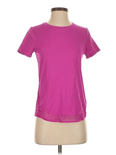Pre-owned Athleta Active T-shirt In Pink