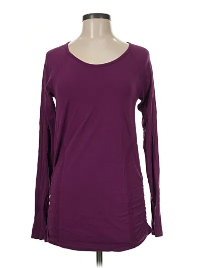 Pre-owned Athleta Active T-shirt In Purple