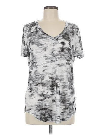 Pre-owned Athleta Active T-shirt In Silver