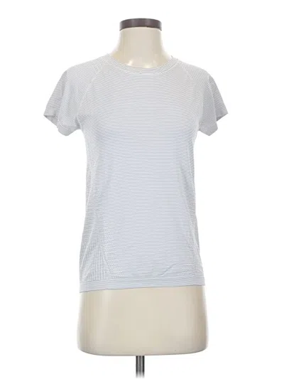 Pre-owned Athleta Active T-shirt In Silver