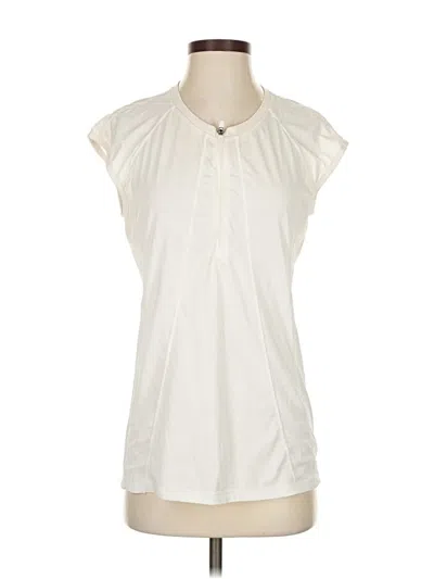 Pre-owned Athleta Active T-shirt In White
