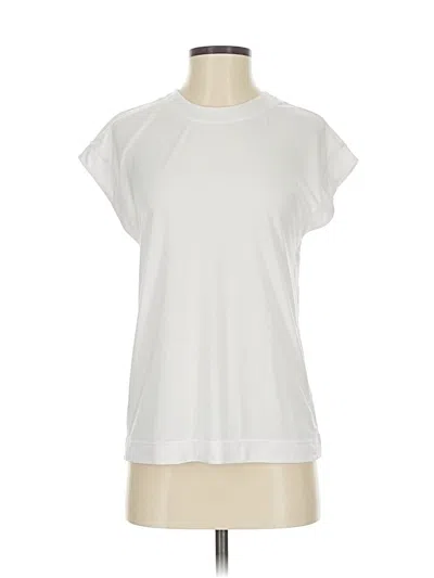 Pre-owned Athleta Active T-shirt In White