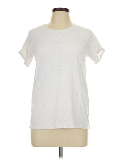 Pre-owned Athleta Active T-shirt In White