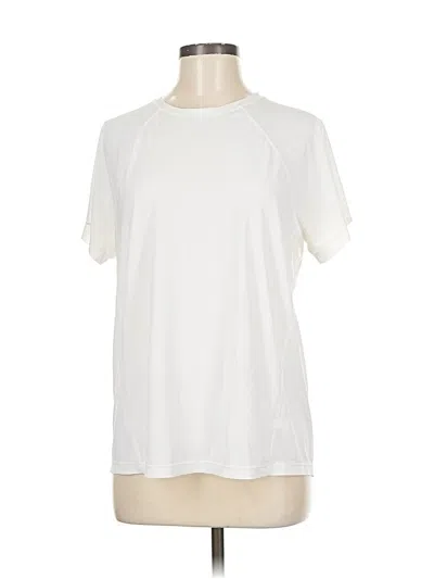 Pre-owned Athleta Active T-shirt In White