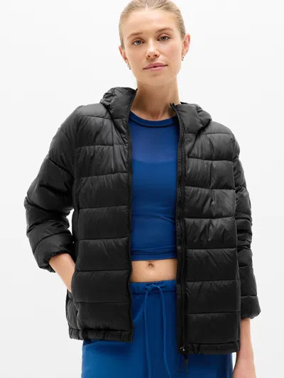Athleta Aire Puffer Jacket In Black