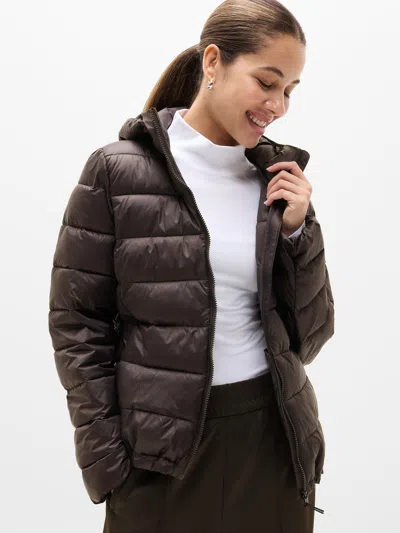 Athleta Aire Puffer Jacket In Brown