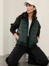 Athleta Aire Puffer Vest In Cypress