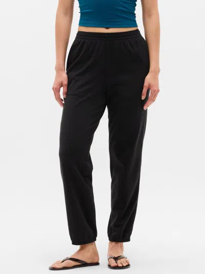 Athleta Airy Cotton Terry Jogger In Black