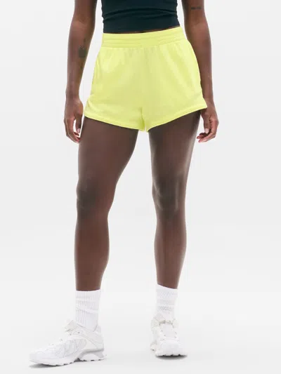 Athleta Airy Cotton Terry Shortie In Yellow