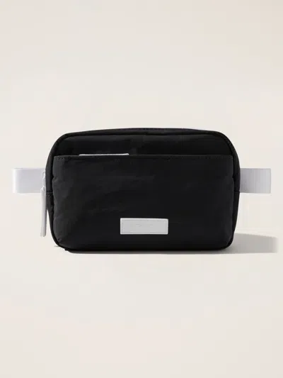 Athleta All About Crossbody Belt Bag In Black/white