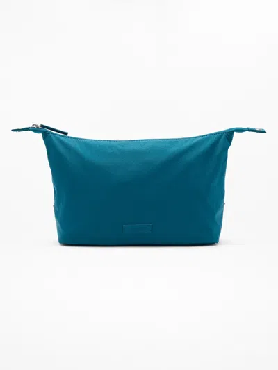 Athleta All About Large Cosmetic Pouch In Blue