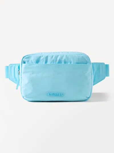Athleta All About Large Crossbody Belt Bag In Blue