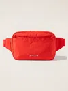 Athleta All About Large Crossbody Belt Bag In Real Red