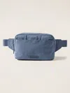 Athleta All About Large Crossbody Belt Bag In Shadow Blue