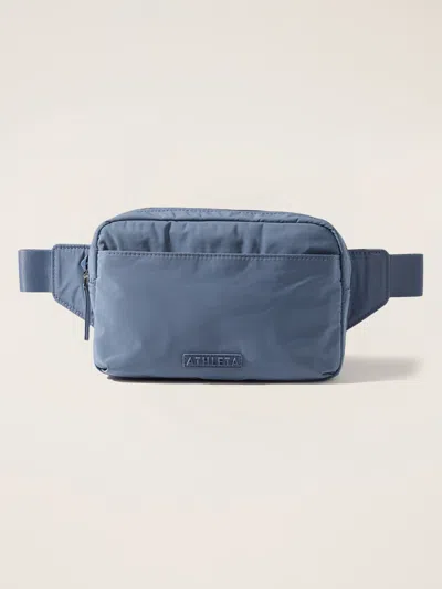 Athleta All About Large Crossbody Belt Bag In Shadow Blue
