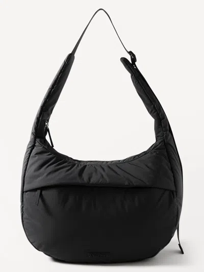 Athleta All About Medium Crossbody Hobo Bag In Black