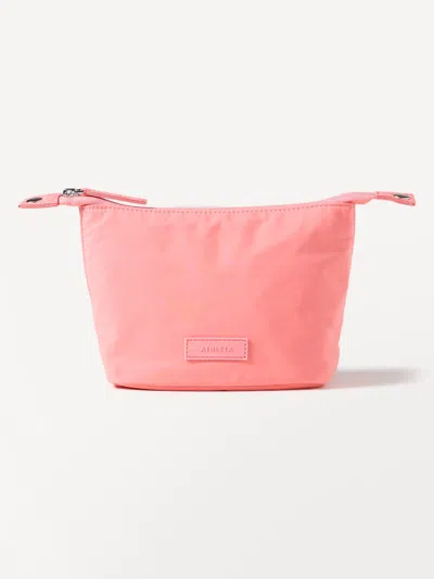 Athleta All About Small Cosmetic Pouch In Mimosa Pink